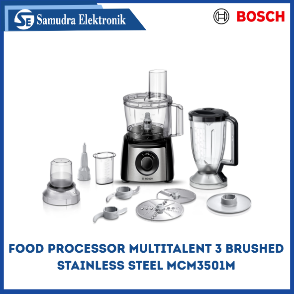 Food processor MultiTalent 3 Brushed stainless steel MCM3501M