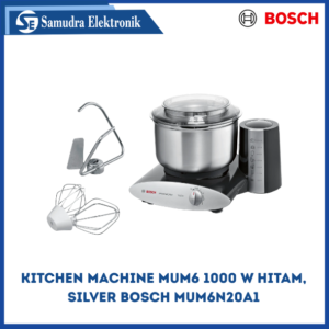 Kitchen Machine 1000 W Hitam, Silver BOSCH MUM6N20A1