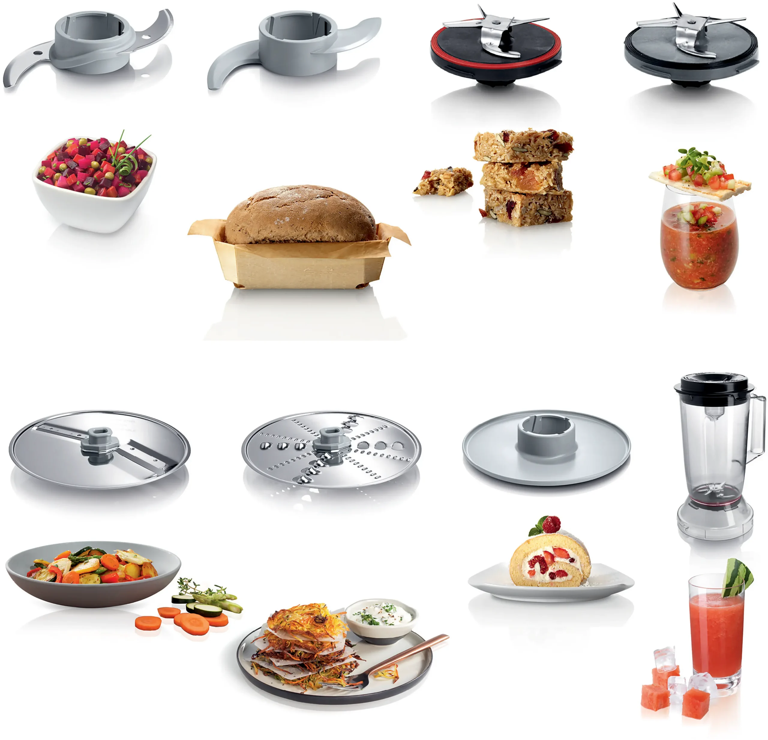 Food Processor MultiTalent 3 800 W BOSCH MCM3501M - Gambar 5
