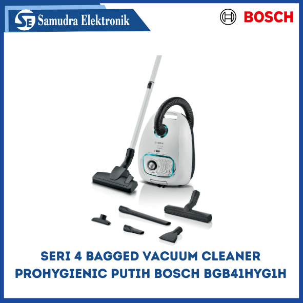 Seri 4 Bagged vacuum cleaner ProHygienic Putih