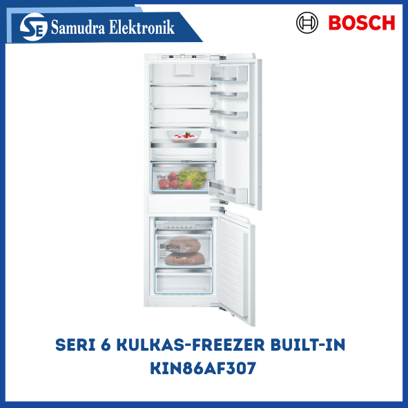 Seri 6 Kulkas-freezer built-in