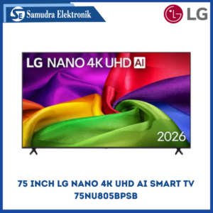Led Smart TV Nano Ultra HD 4K LG 75 inch 75NU805