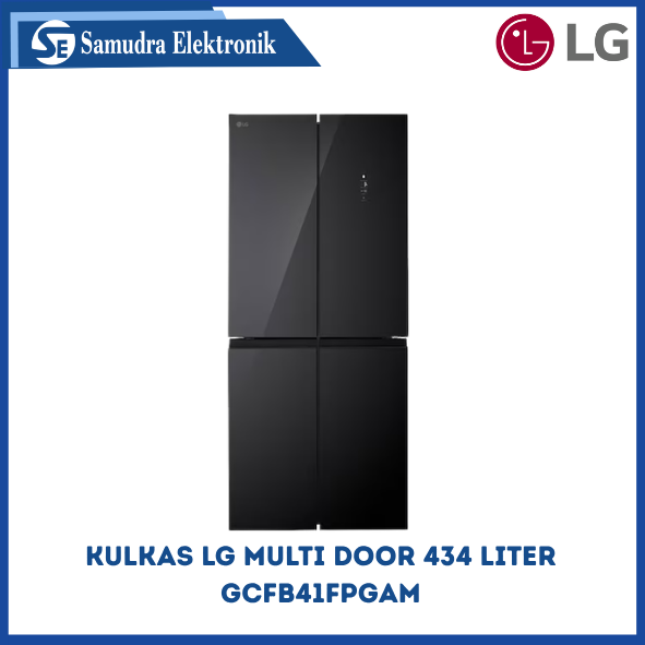 KULKAS LG MULTI DOOR 434 LITER GCFB41FPGAM